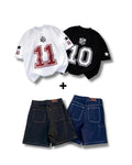 NFL TsHirt + Denim Jort