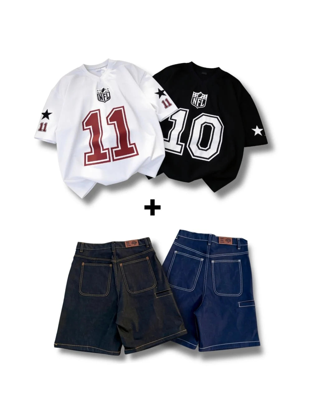 NFL TsHirt + Denim Jort